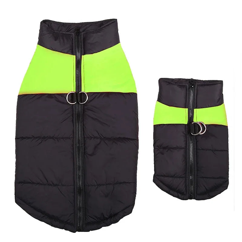 New Waterproof Big Dog Vest Jacket Winter Warm Pet Dog Clothes for Small Large Dogs Puppy Pug Coat Dogs Pets Clothing 4XL 5XL