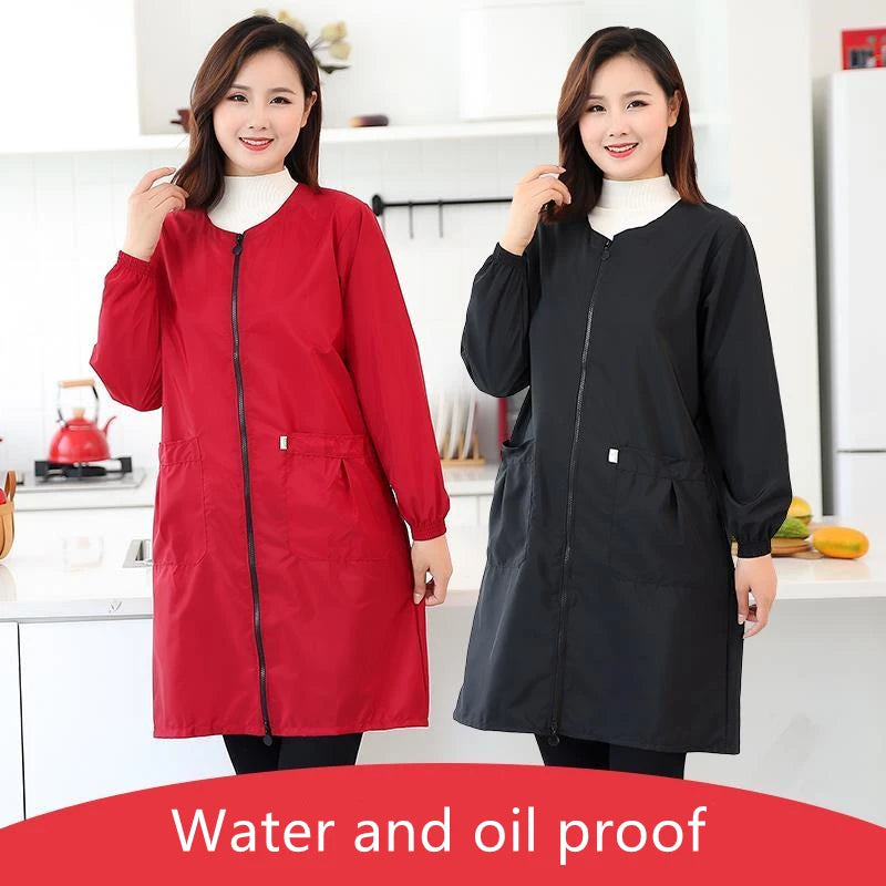 Dog Grooming Uniform Pet Groomer Waterproof Gown Hairdressing Work Clothes Beauty Salon Robe Hairdresser Uniforms Women Y0716