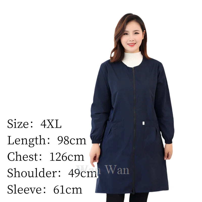 Dog Grooming Uniform Pet Groomer Waterproof Gown Hairdressing Work Clothes Beauty Salon Robe Hairdresser Uniforms Women Y0716