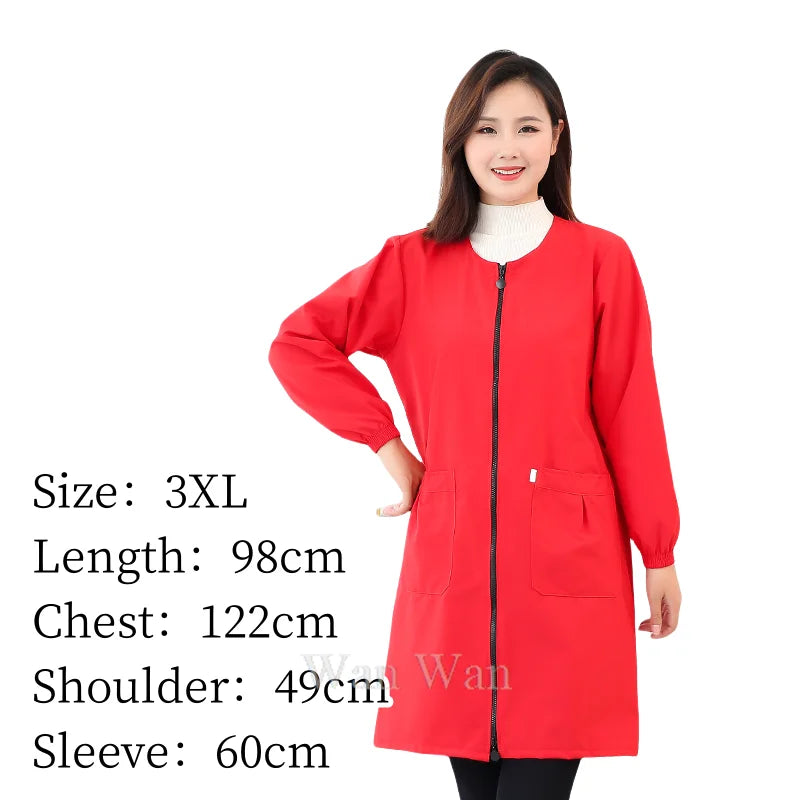 Dog Grooming Uniform Pet Groomer Waterproof Gown Hairdressing Work Clothes Beauty Salon Robe Hairdresser Uniforms Women Y0716