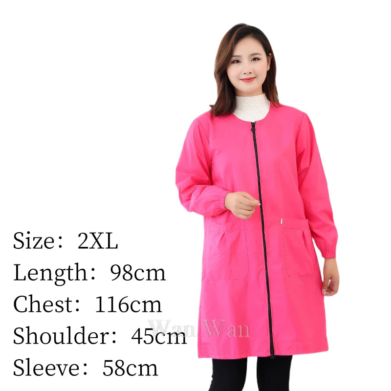 Dog Grooming Uniform Pet Groomer Waterproof Gown Hairdressing Work Clothes Beauty Salon Robe Hairdresser Uniforms Women Y0716