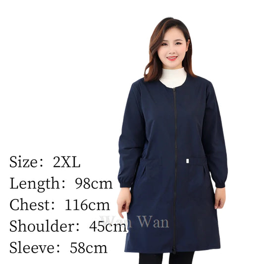 Dog Grooming Uniform Pet Groomer Waterproof Gown Hairdressing Work Clothes Beauty Salon Robe Hairdresser Uniforms Women Y0716