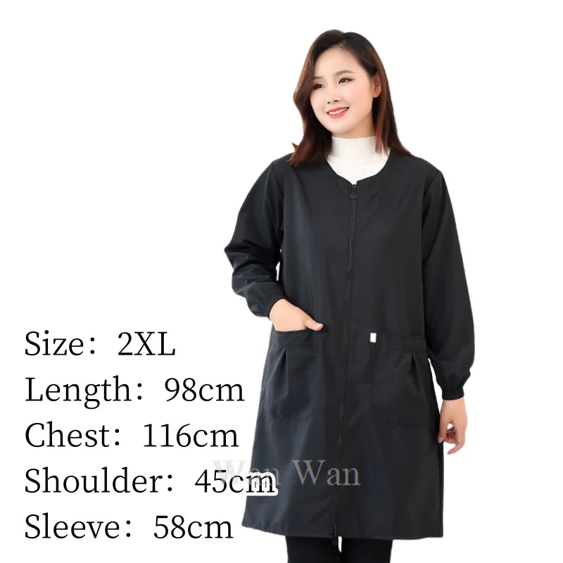 Dog Grooming Uniform Pet Groomer Waterproof Gown Hairdressing Work Clothes Beauty Salon Robe Hairdresser Uniforms Women Y0716