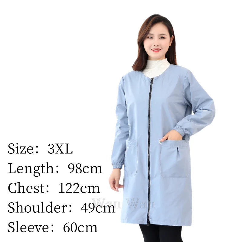 Dog Grooming Uniform Pet Groomer Waterproof Gown Hairdressing Work Clothes Beauty Salon Robe Hairdresser Uniforms Women Y0716
